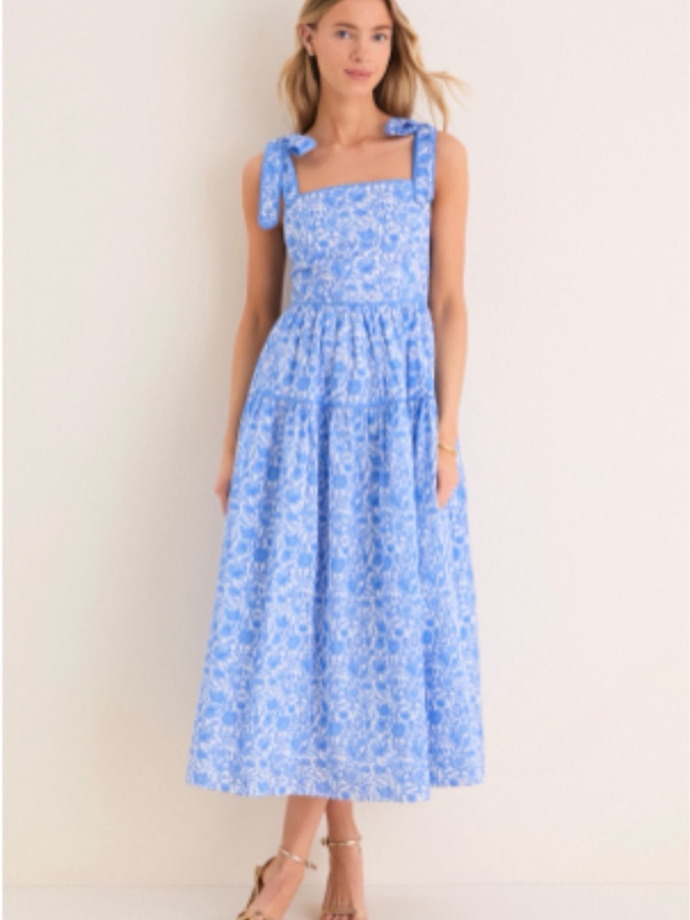 Hyacinth House Chinoiserie Maxi Dress